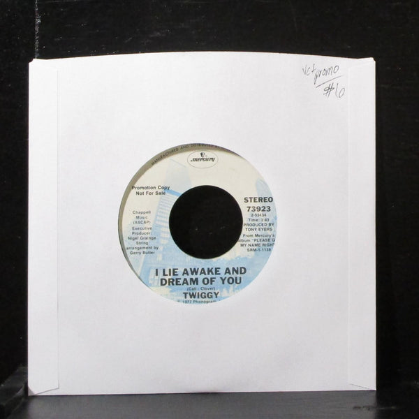 Twiggy - A Woman In Love 7" VG+ Promo Vinyl 45 Mercury 73923 USA 1977 - Shuga Records