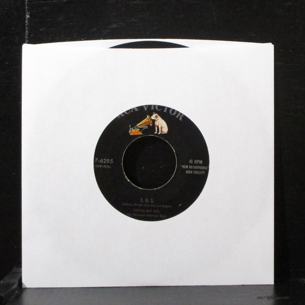 Johnnie & Jack - Weary Moments / S.O.S. 7" VG+ Vinyl 45 RCA 47-6295 USA 1954 - Shuga Records