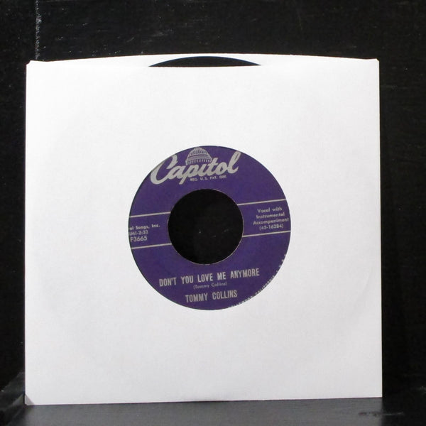 Tommy Collins - All Of The Monkeys Ain't In The Zoo 7" VG+ Vinyl 45 F3665 USA - Shuga Records