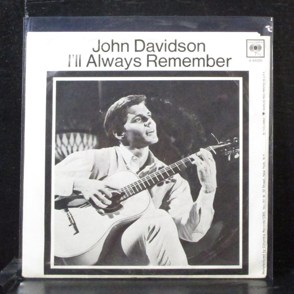 John Davidson - Daydream / I'll Always Remember 7" Mint- Promo Vinyl 45 Columbia - Shuga Records