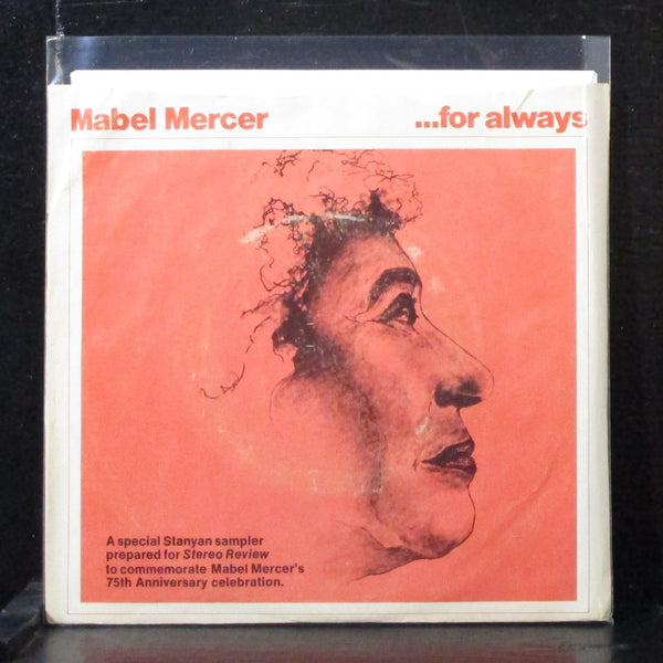 Mabel Mercer - For Always 7" VG+ Promo Vinyl 45 Stanyan SRS 238 USA 1974 - Shuga Records