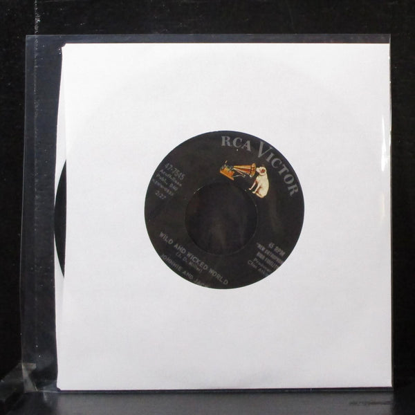 Johnnie & Jack - Sailor Man / Wild And Wicked World  7" VG+ Vinyl 45 RCA 47-7545 - Shuga Records