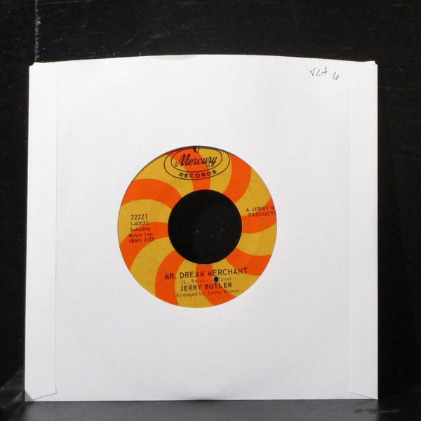 Jerry Butler - Mr. Dream Merchant 7" VG+ Vinyl 45 Mercury 72721 USA 1967 - Shuga Records