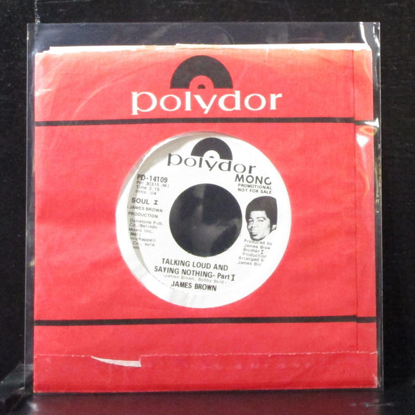 James Brown - Talking Loud And Saying Nothing 7" Mint- Promo Vinyl 45 PD-14109 - Shuga Records