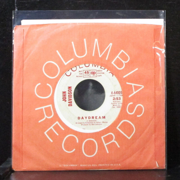 John Davidson - Daydream / I'll Always Remember 7" VG+ Promo Vinyl 45 4-44005 - Shuga Records