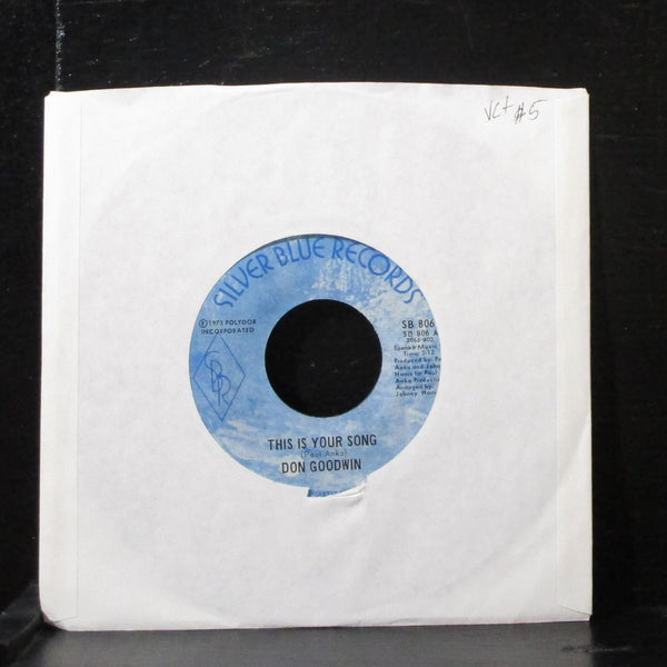 Don Goodwin - This Is Your Song / Help It Along 7" VG+ Vinyl 45 SB 806 USA 1974 - Shuga Records