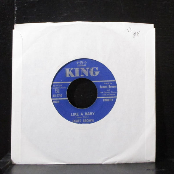 James Brown - Like A Baby / Every Beat Of My Heart 7" VG Vinyl 45 King 45-5710 - Shuga Records