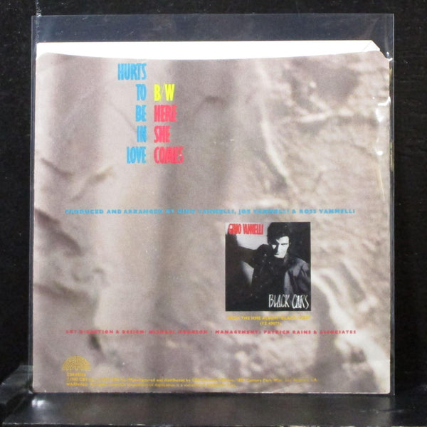 Gino Vannalli - Hurts To Be In Love 7" Mint- Vinyl 45 CBS ZS4 05586 USA 1985 - Shuga Records