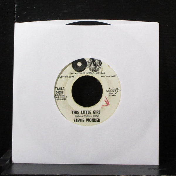 Stevie Wonder - Hey Harmonica Man 7" VG Promo Vinyl 45 TAMLA 54096 USA 1964 - Shuga Records