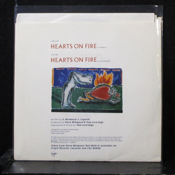Steve Winwood - Hearts On Fire 7" Mint- Promo Vinyl 45 Virgin 7-99234 USA 1988 - Shuga Records