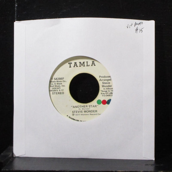 Stevie Wonder - Another Star 7" VG+ Promo Vinyl 45 Tamla T 54286F USA 1977 - Shuga Records
