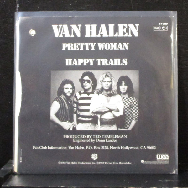 Van Halen - Pretty Woman / Happy Trails - Mint- 7" Single Record 1982 Warner France Vinyl - Pop Rock / Hard Rock - Shuga Records
