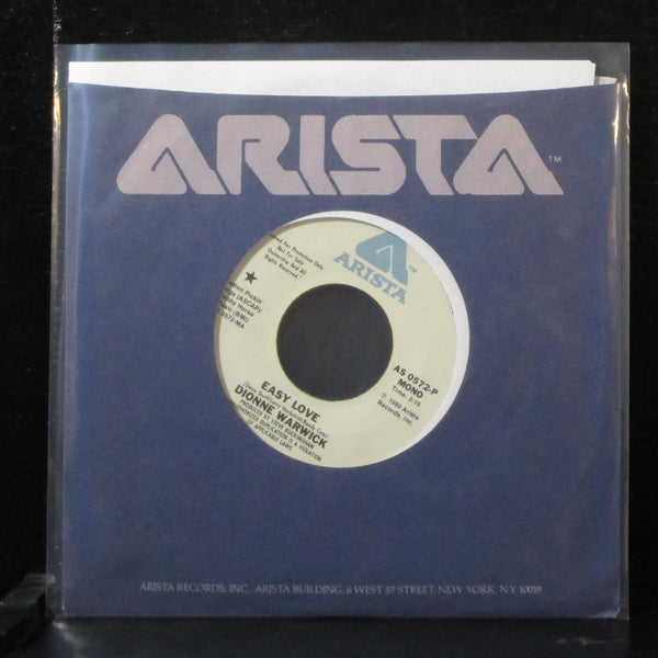 Dionne Warwick - Easy Love 7" Mint- Promo Vinyl 45 Arista AS 0572 USA 1980 - Shuga Records