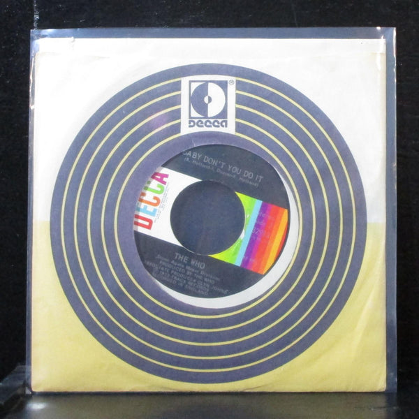 The Who - Join Together / Baby Don't You Do It 7" VG+ Vinyl 45 Decca 32983 USA - Shuga Records