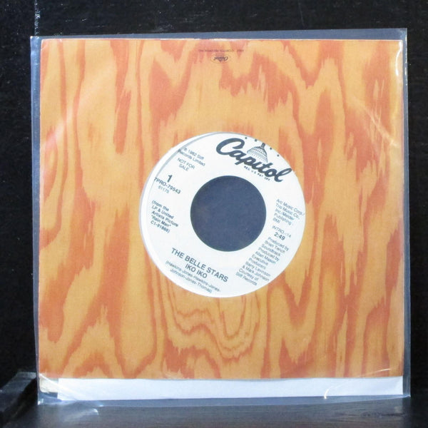 The Belle Stars - Iko Iko 7" Mint- Promo Vinyl 45 Capitol 7PRO-79543 USA 1982 - Shuga Records