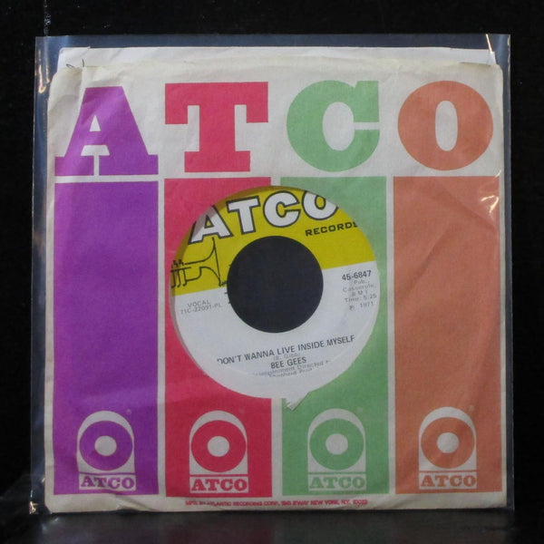 Bee Gees - Don't Wanna Live Inside Myself 7" Mint- Vinyl ATCO 45-6847 USA 1971 - Shuga Records