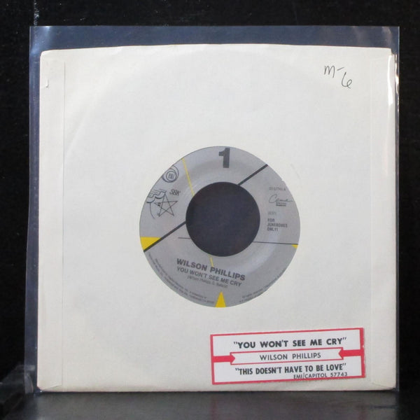 Wilson Phillips - You Won't See Me Cry 7" Mint- Vinyl 45 SBK S7-57743 USA - Shuga Records