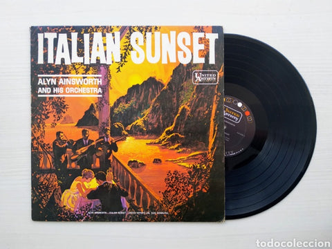 Alyn Ainsworth And His Orchestra – Italian Sunset - VG+ LP Record 1962 USA Mono Vinyl - Jazz / Easy Listening / Pop