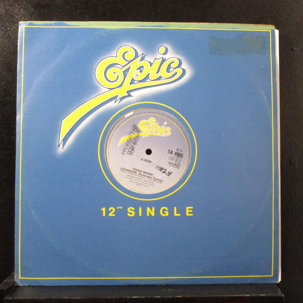 Teena Marie - Lovergirl 12" 45 RPM Mint- TA 4965 UK 1984 Vinyl Record - Shuga Records