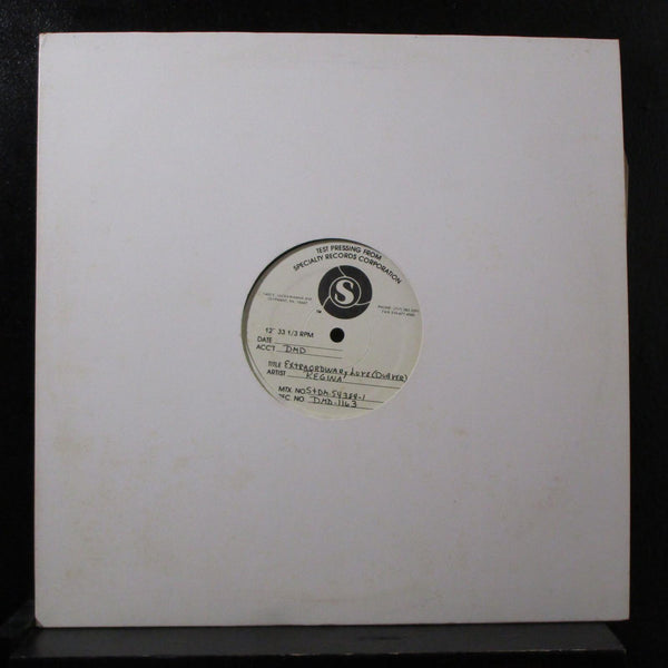 Regina - Extraordinary Love 12" Mint- DMD-1163 Test Pressing Vinyl Record - Shuga Records