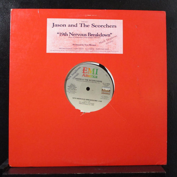 Jason & The Scorchers - 19th Nervous Breakdown 12" Mint- SPRO-9823 Promo - Shuga Records