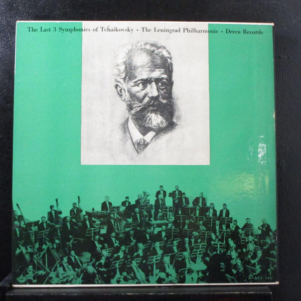 Tchaikovsky, Mravinsky, Sanderling - Symphonie 4, 5 & 6 - 3LP Mint- DXE 142 Mono - Shuga Records