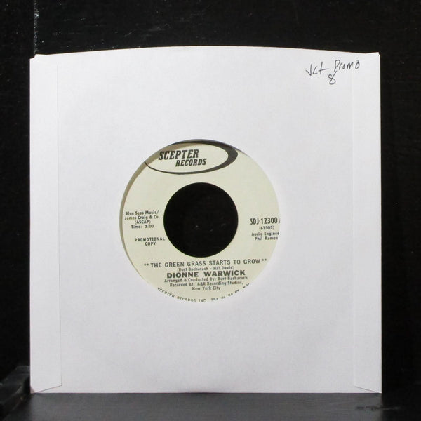 Dionne Warwick - The Green Grass Starts To Grow 7" VG+ Promo Vinyl 45 SDJ-12300 - Shuga Records