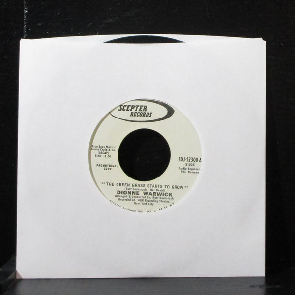Dionne Warwick - The Green Grass Starts To Grow 7" VG+ Promo Vinyl 45 SDJ-12300 - Shuga Records