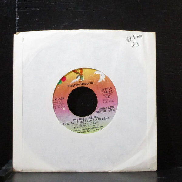 Al Wilson - I've Got A Feeling 7" VG+ Promo Vinyl 45 Playboy P 6062 USA 1976 - Shuga Records