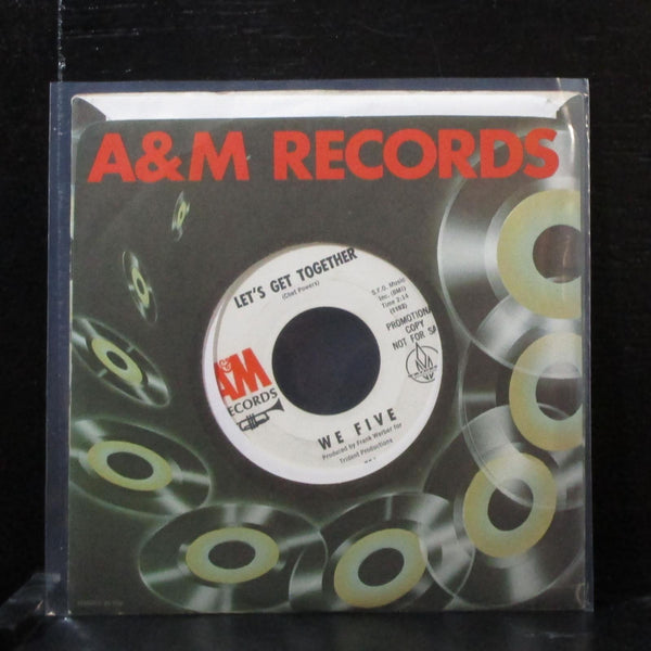 We Five - Let's Get Together 7" VG+ Promo Vinyl 45 A&M 784 USA 1965 - Shuga Records