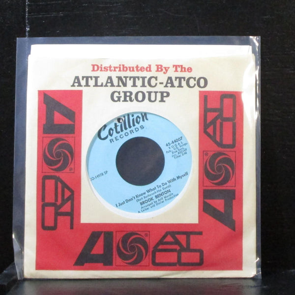 Brook Benton - I Just Don't Know 7" VG+ Vinyl 45 Cotillion 45-44007 USA 1968 - Shuga Records