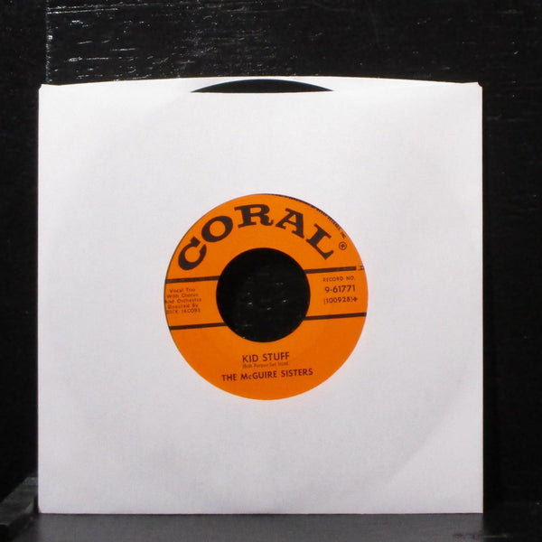 The McGuire Sisters - Without Him 7" Mint- Vinyl 45 Coral 9-61771 USA 1957 - Shuga Records