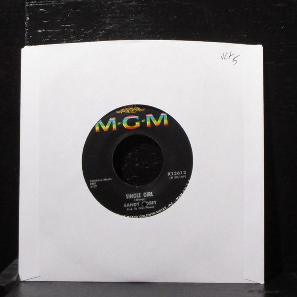 Sidney Posey - Single Girl / Blue Is My Best Color 7" VG+ Vinyl 45 MGM K13612 - Shuga Records