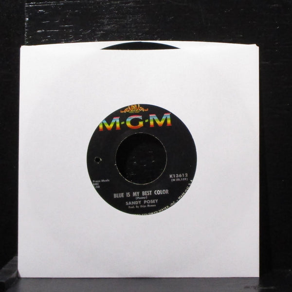 Sidney Posey - Single Girl / Blue Is My Best Color 7" VG+ Vinyl 45 MGM K13612 - Shuga Records