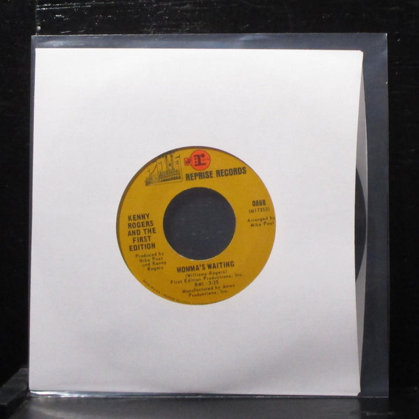 Kenny Rogers - Something's Burning / Momma's Waiting 7" VG+ Vinyl 45 0888 USA - Shuga Records