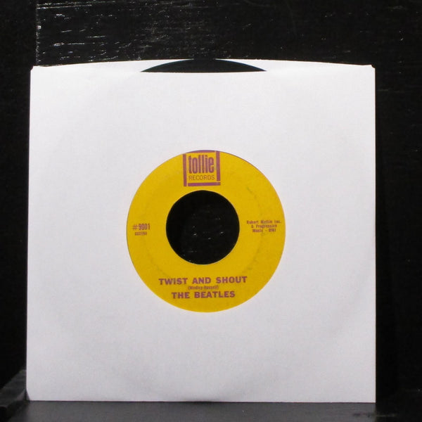 The Beatles - Twist & Shout / There's A Place 7" VG Vinyl 45 Tollie #9001 USA - Shuga Records