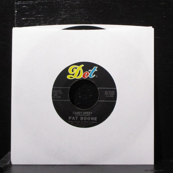 Pat Boone - Candy Sweet / Delia Gone 7" VG+ Vinyl 45 Dot 45-16122 USA 1960 - Shuga Records