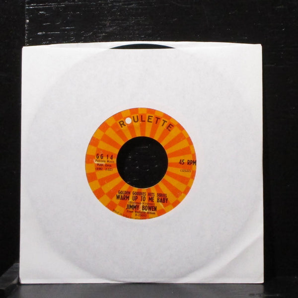 Jimmy Bowen - I'm Stickin' With You 7" VG+ Vinyl 45 Roulette GG 14 USA - Shuga Records