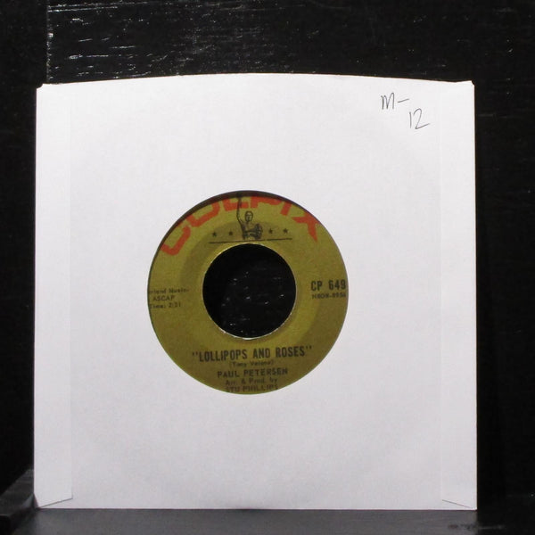 Paul Petersen - Lollipops & Roses / Please Mr. Sun 7" Mint- Vinyl 45 CP 649 USA - Shuga Records