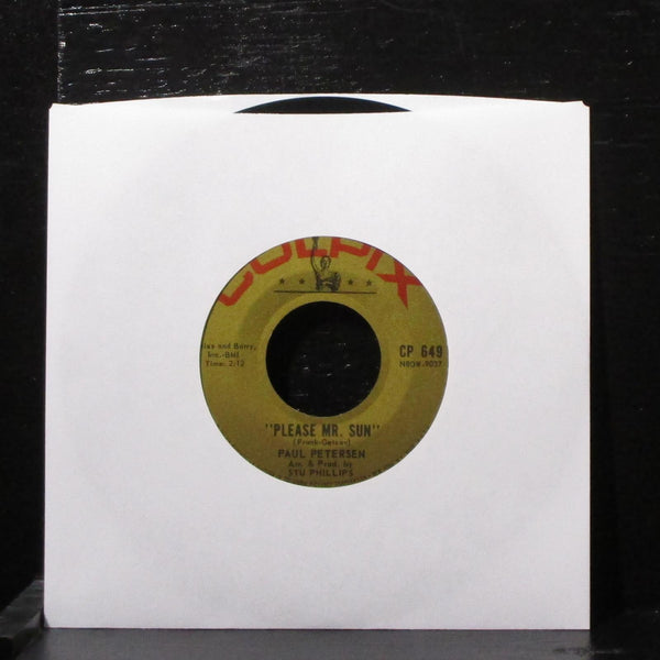 Paul Petersen - Lollipops & Roses / Please Mr. Sun 7" Mint- Vinyl 45 CP 649 USA - Shuga Records
