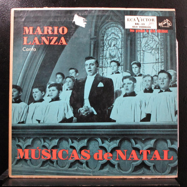 Mario Lanza - Mario Lanza Canta Musicas De Natal LP VG BRL 171 Mono Brazil - Shuga Records