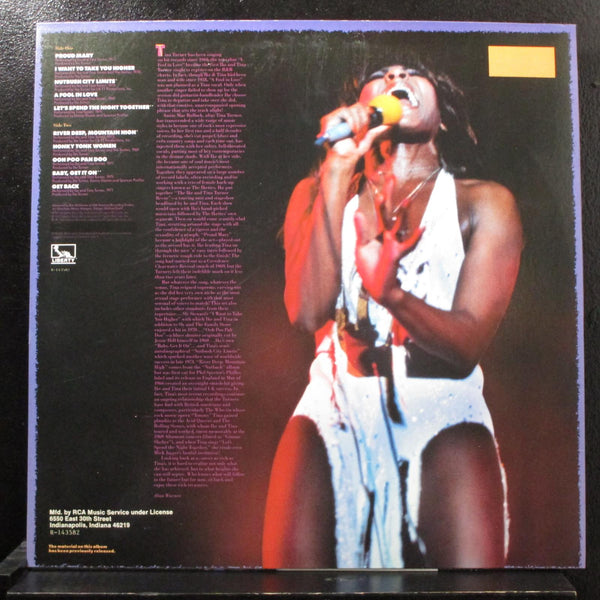 Ike & Tina Turner - Get Back LP Mint- R-143582 Liberty 1985 USA Vinyl Club Press - Shuga Records