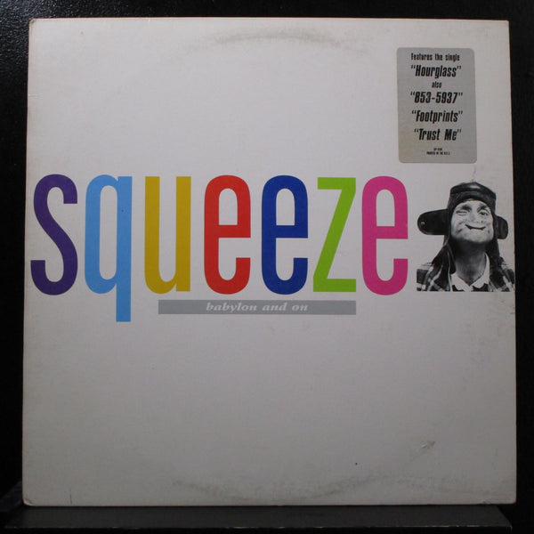Squeeze - Babylon And On LP VG+ SP-5161 A&M 1987 USA Promo Vinyl Record - Shuga Records