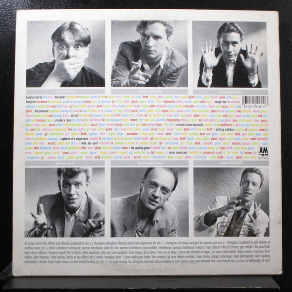 Squeeze - Babylon And On LP VG+ SP-5161 A&M 1987 USA Promo Vinyl Record - Shuga Records