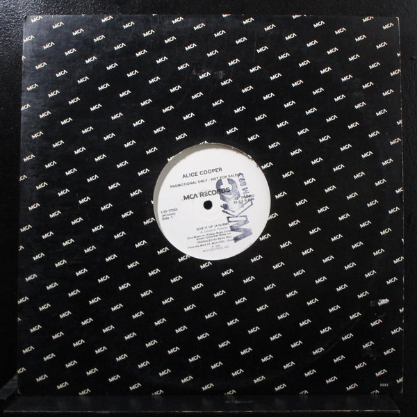 Alice Cooper - Give It Up 12" Mint- L33-17205 White Promo 1986 Vinyl Record - Shuga Records
