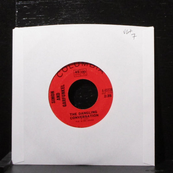 Simon & Garfunkel - The Dangling Conversation 7" VG+ Vinyl 45 Columbia 4-43728 - Shuga Records