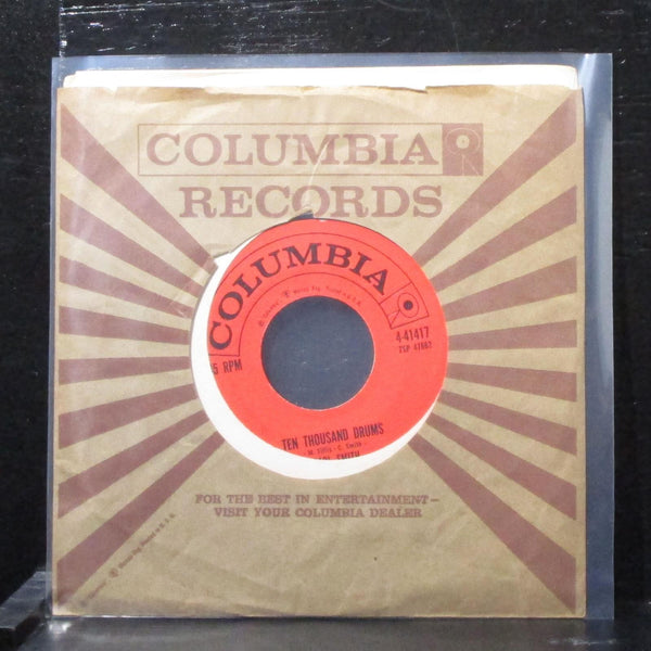 Carl Smith - Ten Thousand Drums 7" Mint- Vinyl 45 Columbia 4-41417 USA 1959 - Shuga Records