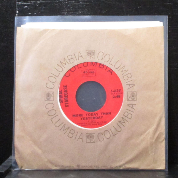Spiral Starecase - More Today Than Yesterday 7" VG+ Vinyl 45 4-44741 USA 1969 - Shuga Records