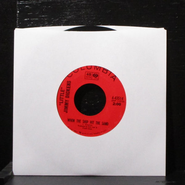 Little Jimmy Dickens - When The Ship Hit The Sand 7" VG+ Vinyl 45 4-43514 USA - Shuga Records