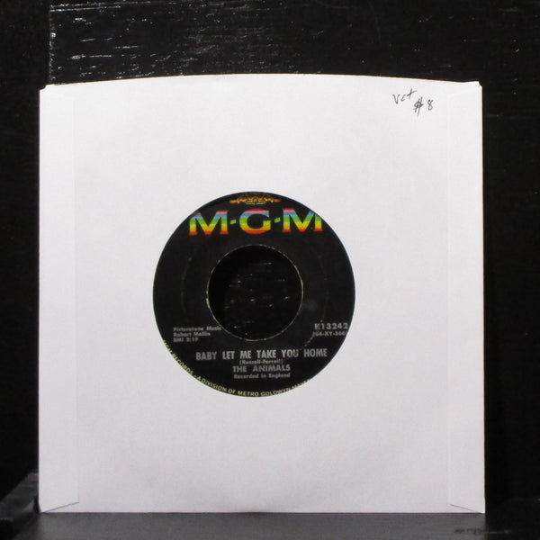 The Animals - Baby Let Me Take You Home 7" VG+ Vinyl 45 MGM K13242 USA 1964 - Shuga Records